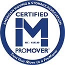 The logo of Amsa certified pro mover