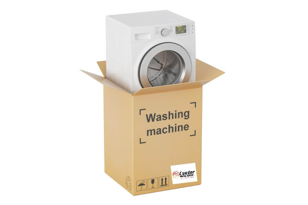 washing machine in box